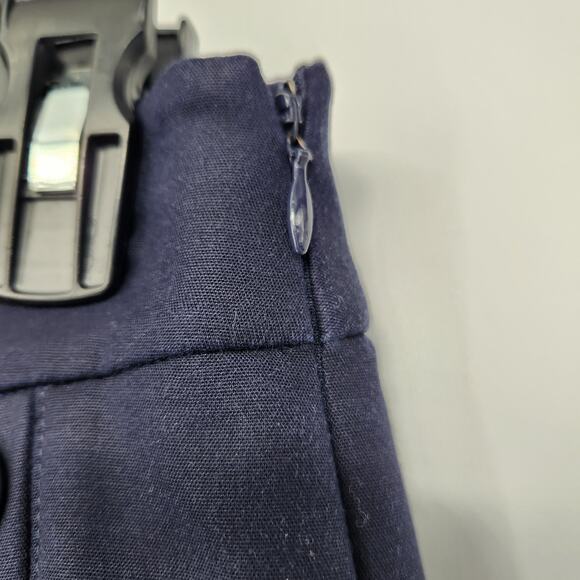 CAbi Navy Mariner High Rise Trouser Pants Flare Leg Nautical #5077 Women's 2 - Picture 6 of 10